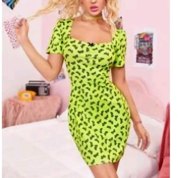SHEIN | Dresses | Kawaii Neon Green Butterfly Festival Club Mini Dress | Poshmark SHEIN | Dresses | Kawaii Neon Green Butterfly Festival Club Mini Dress | Poshmark